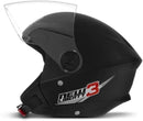 CAPACETE ABERTO NEW LIBERTY 3 SOLID PRETO FOSCO TAM. 60