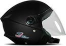 CAPACETE ABERTO NEW LIBERTY 3 ELITE FOSCO PRETO FOSCO TAM. 58