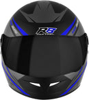 CAPACETE FECHADO R8 PRATA TAM. 56 VIS. FUMÊ