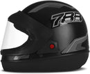 CAPACETE FECHADO NEW SPORT MOTO PRETO FOSCO - CINZA TAM. 58