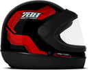 CAPACETE FECHADO SPORT MOTO 788 PRETO - BRANCO TAM. 58