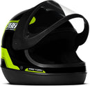 CAPACETE FECHADO SPORT MOTO 788 PRETO - BRANCO TAM. 58