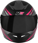 CAPACETE FECHADO R8 ROSA TAM. 60 VIS. FUMÊ