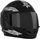 CAPACETE FECHADO NEW LIBERTY 4 SOLID PRETO FOSCO TAM. 60 VIS. FUMÊ