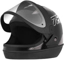 CAPACETE FECHADO NEW SPORT MOTO PRETO FOSCO - CINZA TAM. 58