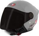 CAPACETE ABERTO NEW LIBERTY 3 SOLID PRETO TAM. 60 VIS. FUMÊ
