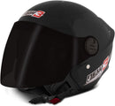 CAPACETE ABERTO NEW LIBERTY 3 SOLID PRETO TAM. 60 VIS. FUMÊ