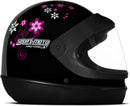 CAPACETE FECHADO SPORT MOTO FOR GIRLS PRETO TAM. 56