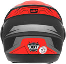 CAPACETE ESCAMOTEÁVEL ATTACK HSA VERMELHO TAM. 56