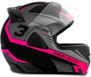 CAPACETE ESCAMOTEÁVEL V-PRO JET 3 ROSA TAM. 58