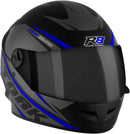 CAPACETE FECHADO R8 VERMELHO TAM. 58 VIS. FUMÊ