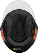 CAPACETE ABERTO NEW LIBERTY 3 COYOTE BRILHANTE PRETO TAM. 60