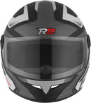 CAPACETE FECHADO R8 PRO FOSCO PRETO - VERMELHO TAM. 58