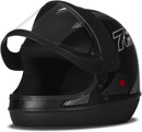CAPACETE FECHADO NEW SPORT MOTO PRETO FOSCO - CINZA TAM. 58