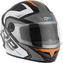 CAPACETE FECHADO R8 PRO BRILHANTE PRETO - VERDE TAM. 56