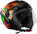 CAPACETE ABERTO NEW LIBERTY 3 COYOTE BRILHANTE PRETO TAM. 60