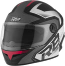 CAPACETE FECHADO R8 PRO FOSCO PRETO - VERMELHO TAM. 58