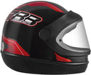 CAPACETE FECHADO NEW SPORT MOTO PRETO FOSCO - CINZA TAM. 58