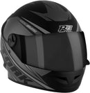 CAPACETE FECHADO R8 PRATA TAM. 56 VIS. FUMÊ