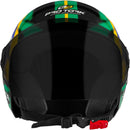 CAPACETE NEW LIBERTY THREE PATRIOTA 60 BRANCO/VERDE, MODELO: CAP-877BCVD