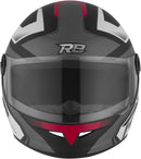 CAPACETE FECHADO R8 PRO FOSCO PRETO - VERMELHO TAM. 58
