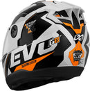 CAPACETE FECHADO EVOLUTION 788 G8 EVO FOSCO GRAFITE - LARANJA TAM. 60