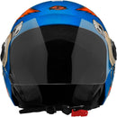 CAPACETE ABERTO NEW LIBERTY 3 COYOTE BRILHANTE PRETO TAM. 60