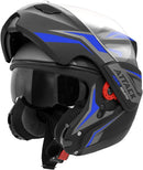 CAPACETE ESCAMOTEÁVEL ATTACK HSA VERMELHO TAM. 56