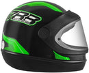 CAPACETE FECHADO NEW SPORT MOTO PRETO FOSCO - CINZA TAM. 58