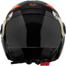 CAPACETE ABERTO NEW LIBERTY 3 COYOTE BRILHANTE PRETO TAM. 60