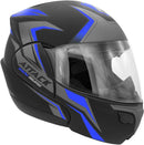 CAPACETE ESCAMOTEÁVEL ATTACK HSA VERMELHO TAM. 56