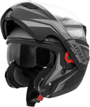 CAPACETE ESCAMOTEÁVEL ATTACK HSA VERMELHO TAM. 56