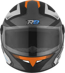 CAPACETE FECHADO R8 PRO FOSCO PRETO - VERMELHO TAM. 58