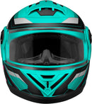 CAPACETE FECHADO EVOLUTION 788 G8 EVO FOSCO VERDE TURQUESA - PINK TAM. 58