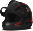 CAPACETE FECHADO NEW SPORT MOTO PRETO FOSCO - CINZA TAM. 58