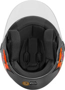 CAPACETE ABERTO NEW LIBERTY 3 COYOTE BRILHANTE PRETO TAM. 60