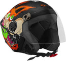 CAPACETE ABERTO NEW LIBERTY 3 COYOTE BRILHANTE PRETO TAM. 60