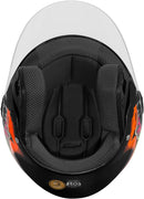 CAPACETE ABERTO NEW LIBERTY 3 COYOTE BRILHANTE PRETO TAM. 60