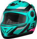 CAPACETE FECHADO EVOLUTION 788 G8 EVO FOSCO VERDE TURQUESA - PINK TAM. 58