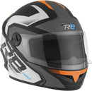 CAPACETE FECHADO R8 PRO FOSCO PRETO - VERMELHO TAM. 58