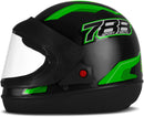 CAPACETE FECHADO NEW SPORT MOTO PRETO FOSCO - CINZA TAM. 58
