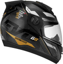 CAPACETE FECHADO EVOLUTION 788 G8 EVO FOSCO GRAFITE - LARANJA TAM. 60