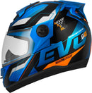 CAPACETE FECHADO EVOLUTION 788 G8 EVO FOSCO GRAFITE - LARANJA TAM. 60