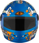 CAPACETE INFANTIL LIBERTY FOUR KIDS PAINT 54, COR: AZUL FOSCO