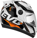 CAPACETE FECHADO EVOLUTION 788 G8 EVO FOSCO GRAFITE - LARANJA TAM. 60