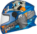 CAPACETE INFANTIL LIBERTY FOUR KIDS PAINT 54, COR: AZUL FOSCO