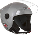 CAPACETE ABERTO NEW LIBERTY 3 SOLID PRATA TAM. 60
