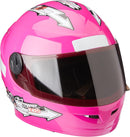 CAPACETE FECHADO LIBERTY FOR KIDS SOLID ROSA TAM. 54 VIS. FUMÊ