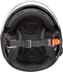 CAPACETE ABERTO NEW ATOMIC SOLID FOSCO [SEM ADESIVO] PRETO FOSCO TAM. 58